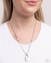Load image into Gallery viewer, Paparazzi 🔆 Locked Lesson - Silver Necklace