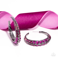 Load image into Gallery viewer, Paparazzi 🔆 Embedded Edge - Pink Earrings