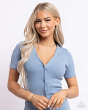 Load image into Gallery viewer, Paparazzi đ Chiseled Candidate - Blue Necklace