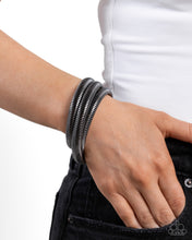 Load image into Gallery viewer, Paparazzi 🔆 Charismatic Coils - Black Bracelet