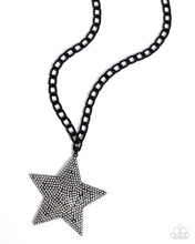 Load image into Gallery viewer, oak-sisters-jewelry-stellar-selfie-black-necklace-paparazzi-accessories-by-lisa