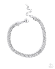 Load image into Gallery viewer, oak-sisters-jewelry-chained-constitution-silver-mens bracelet-paparazzi-accessories-by-lisa