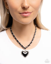 Load image into Gallery viewer, Paparazzi 🔆 Austere Attraction - Black Necklace