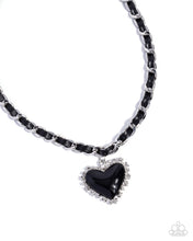Load image into Gallery viewer, oak-sisters-jewelry-austere-attraction-black-necklace-paparazzi-accessories-by-lisa