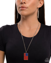 Load image into Gallery viewer, Paparazzi 🔆 Patriotic Pendant - Red Necklace