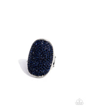 Load image into Gallery viewer, oak-sisters-jewelry-exaggerated-elitist-blue-ring-paparazzi-accessories-by-lisa