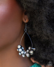 Load image into Gallery viewer, Paparazzi 🔆 Courageous Chandelier - Black Earrings