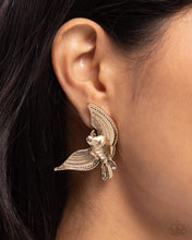 Load image into Gallery viewer, Paparazzi 🔆 Bird of PLAY - Gold Post Earrings