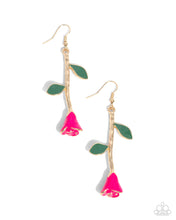 Load image into Gallery viewer, oak-sisters-jewelry-rose-reality-pink-earrings-paparazzi-accessories-by-lisa