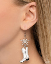 Load image into Gallery viewer, Paparazzi 🔆 Compelling Cowboy - White Earrings