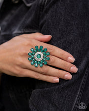 Load image into Gallery viewer, Paparazzi 🔆 Steady Shimmer - Green Ring