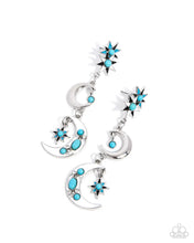 Load image into Gallery viewer, Paparazzi 🔆 Stellar Serendipity - Blue Post Earrings