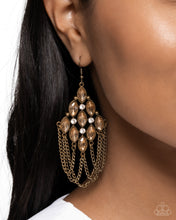 Load image into Gallery viewer, Paparazzi 🔆 Trenchant Transformation - Brass Earrings