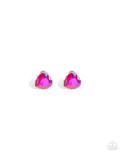 Load image into Gallery viewer, oak-sisters-jewelry-sweetheart-stunner-pink-post earrings-paparazzi-accessories-by-lisa