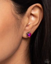 Load image into Gallery viewer, Paparazzi 🔆 Sweetheart Stunner - Pink Post Earrings