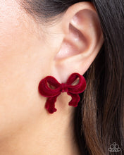 Load image into Gallery viewer, Paparazzi 🔆 Dapper Dedication - Red Post Earrings