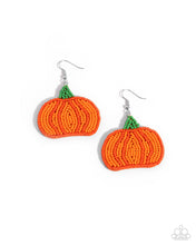 Load image into Gallery viewer, oak-sisters-jewelry-pumpkin-pizzazz-orange-earrings-paparazzi-accessories-by-lisa