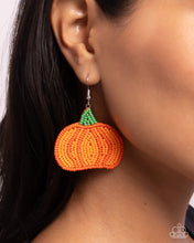 Load image into Gallery viewer, Paparazzi 🔆 Pumpkin Pizzazz - Orange Earrings