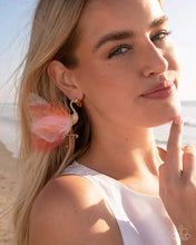 Load image into Gallery viewer, Paparazzi 🔆 Feathered Flamingo - Orange Post Earring