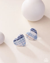 Load image into Gallery viewer, Paparazzi 🔆 Sweetheart Stitching - Blue Post Earrings