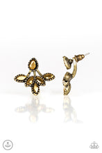 Load image into Gallery viewer, oak-sisters-jewelry-a-force-to-beam-reckoned-with-brass-post earrings-paparazzi-accessories-by-lisa