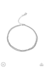 Load image into Gallery viewer, oak-sisters-jewelry-if-you-dare-silver-necklace-paparazzi-accessories-by-lisa