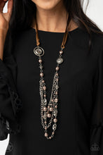 Load image into Gallery viewer, Paparazzi π All The Trimmings - Brown Necklace