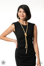 Load image into Gallery viewer, Paparazzi π SCARFed for Attention - Gold Necklace