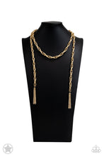 Load image into Gallery viewer, Paparazzi π SCARFed for Attention - Gold Necklace