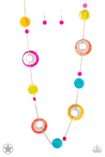Load image into Gallery viewer, oak-sisters-jewelry-bright-marble-and-metal-rings-blockbuster-nec-paparazzi-accessories-by-lisa