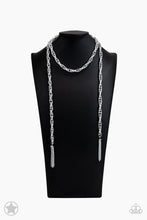 Load image into Gallery viewer, Paparazzi π SCARFed for Attention - Silver Necklace