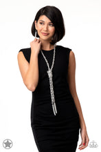 Load image into Gallery viewer, Paparazzi π SCARFed for Attention - Silver Necklace