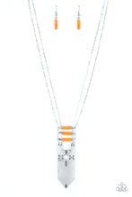Load image into Gallery viewer, oak-sisters-jewelry-triassic-era-orange-necklace-paparazzi-accessories-by-lisa