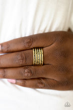 Load image into Gallery viewer, Paparazzi 🔆 Texture Timbre - Brass Ring