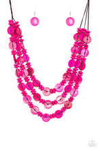 Load image into Gallery viewer, oak-sisters-jewelry-barbados-bopper-pink-necklace-paparazzi-accessories-by-lisa