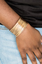 Load image into Gallery viewer, Paparazzi 🔆 Wire Warrior - Gold Bracelet