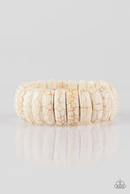 Load image into Gallery viewer, oak-sisters-jewelry-peacefully-primal-white-bracelet-paparazzi-accessories-by-lisa