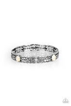 Load image into Gallery viewer, oak-sisters-jewelry-wild-west-story-white-bracelet-paparazzi-accessories-by-lisa