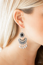 Load image into Gallery viewer, Paparazzi π Mantra to Mantra - Black Earrings