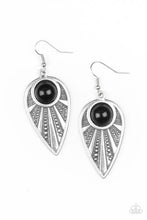 Load image into Gallery viewer, oak-sisters-jewelry-take-a-walkabout-black-earrings-paparazzi-accessories-by-lisa