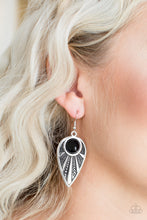 Load image into Gallery viewer, Paparazzi ๐ Take A WALKABOUT - Black Earrings