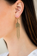 Load image into Gallery viewer, Paparazzi π Radically Retro - Brass Earrings
