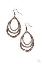Load image into Gallery viewer, oak-sisters-jewelry-canyon-casual-copper-earrings-paparazzi-accessories-by-lisa