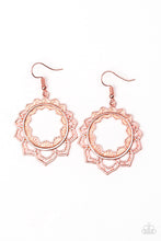 Load image into Gallery viewer, oak-sisters-jewelry-modest-mandalas-copper-earrings-paparazzi-accessories-by-lisa