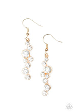 Load image into Gallery viewer, oak-sisters-jewelry-milky-way-magnificence-gold-earrings-paparazzi-accessories-by-lisa