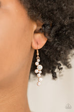 Load image into Gallery viewer, Paparazzi π Milky Way Magnificence - Gold Earrings