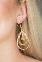 Load image into Gallery viewer, Paparazzi π REIGN On My Parade - Gold Earrings