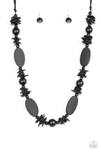 Load image into Gallery viewer, oak-sisters-jewelry-carefree-cococay-black-necklace-paparazzi-accessories-by-lisa