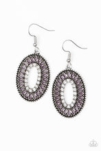 Load image into Gallery viewer, oak-sisters-jewelry-fishing-for-fabulous-purple-earrings-paparazzi-accessories-by-lisa