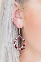 Load image into Gallery viewer, Paparazzi 🔆 Crushing Couture - Red Earrings